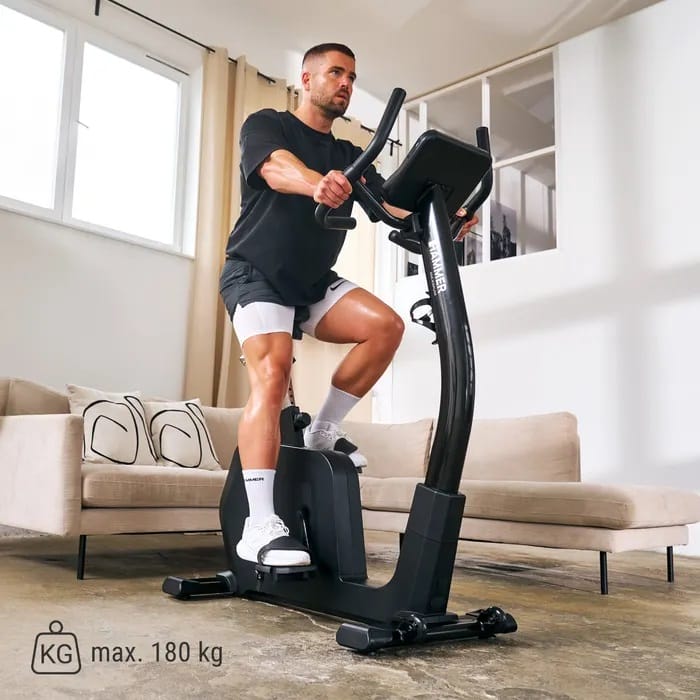 Bicicleta estática PRESIDIO Hammer com envio, montagem e ativação incluído Preto-6