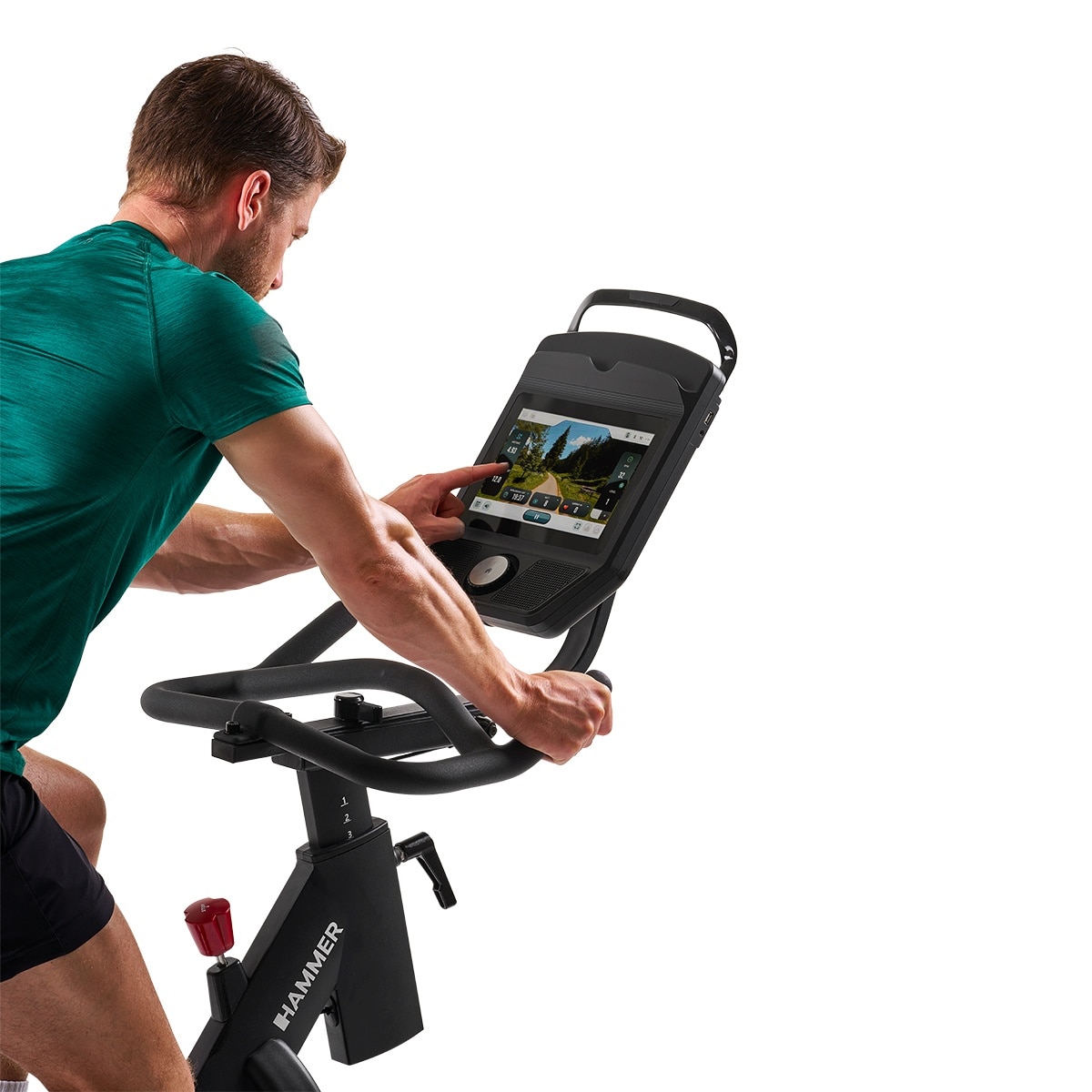 Bicicleta Ciclo Indoor Speed Race SR Hammer com envio, montagem e ativação incluído Preto-6