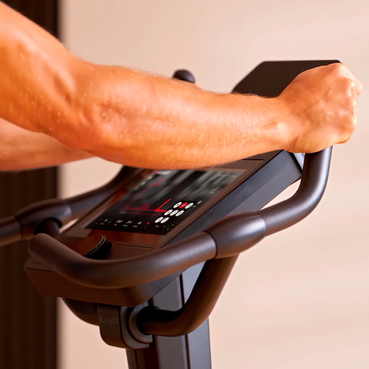 Bicicleta ergométrica SPHERIS 4.0 Hammer com envio, montagem e ativação incluído Preto-4