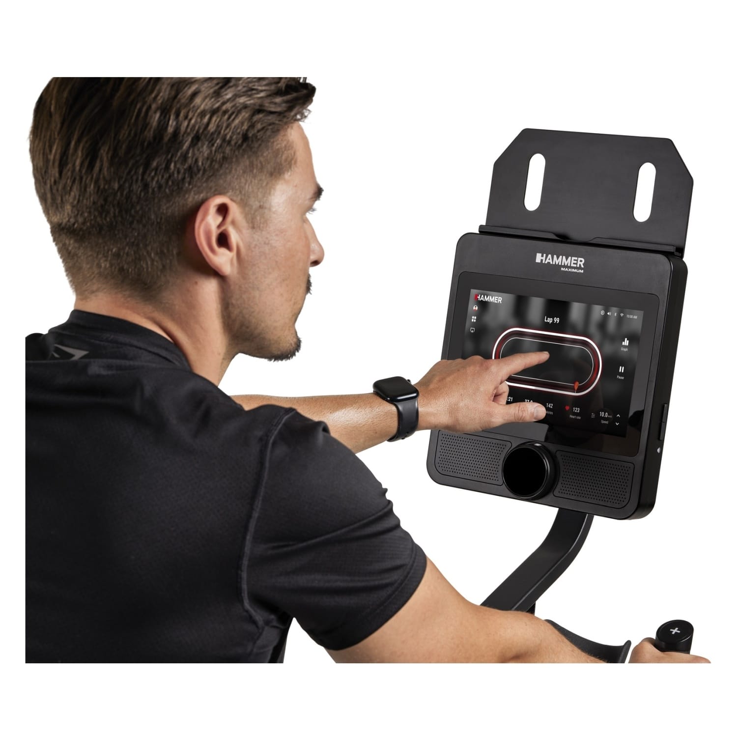 Bicicleta Ciclo Indoor HYRACE SR Hammer com envio, montagem e ativação incluído Preto-4