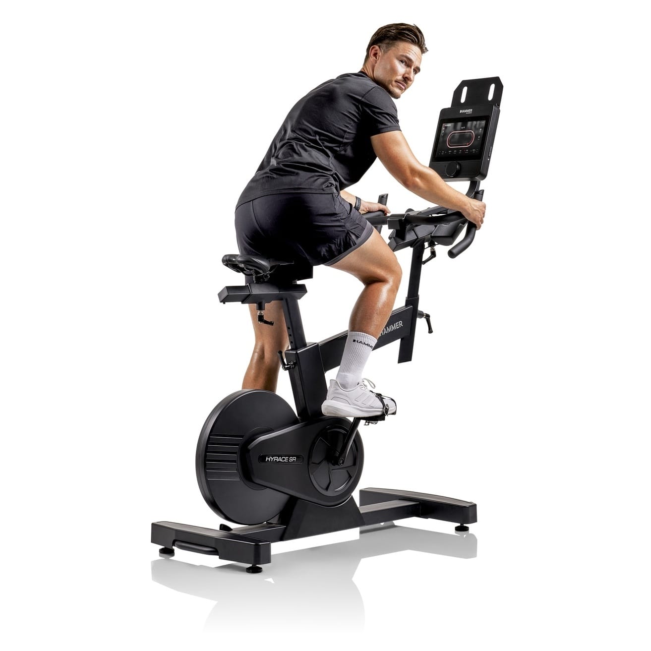 Bicicleta Ciclo Indoor HYRACE SR Hammer com envio, montagem e ativação incluído Preto-5