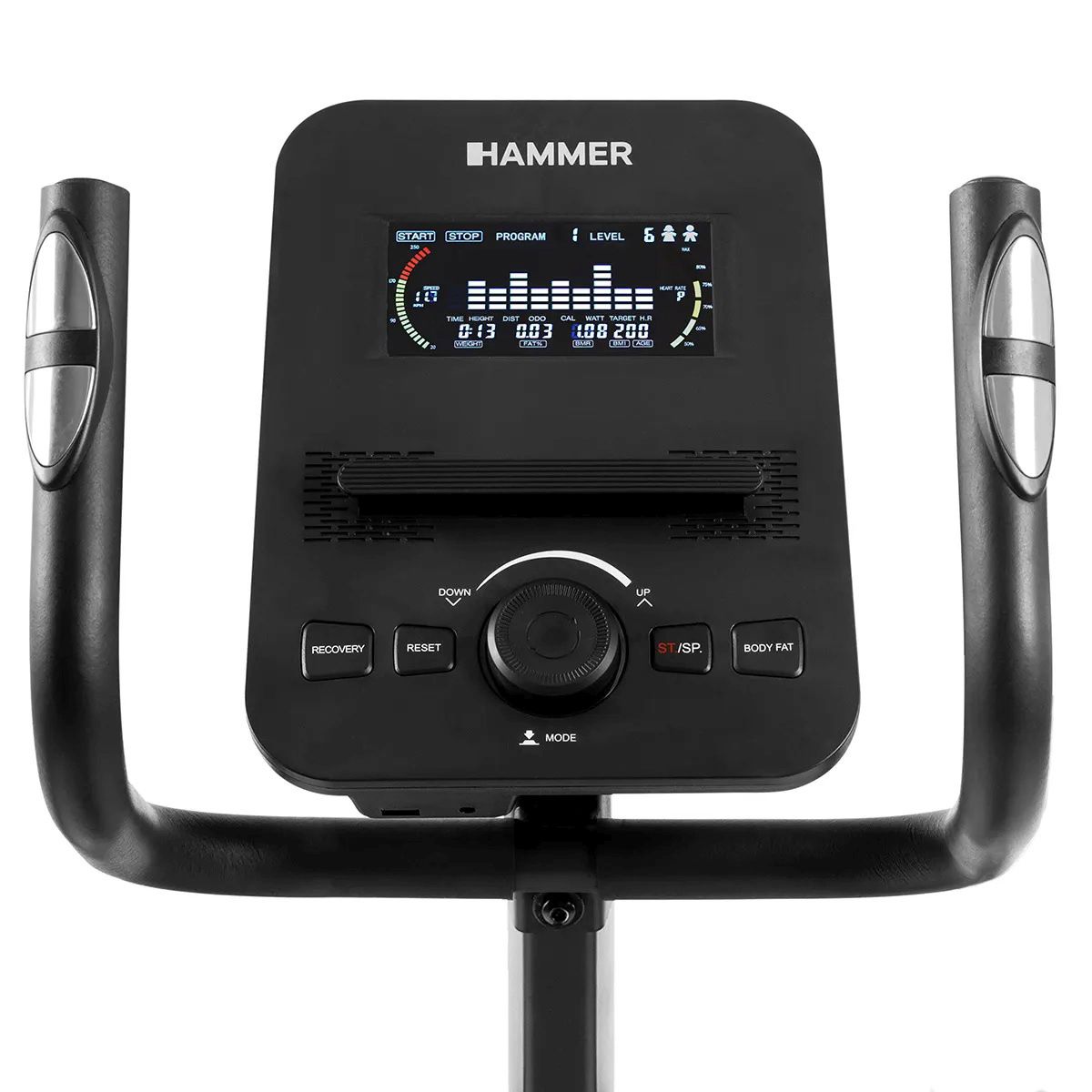 Bicicleta elíptica Speed Motion II Hammer com envio, montagem e ativação incluído Preto-5