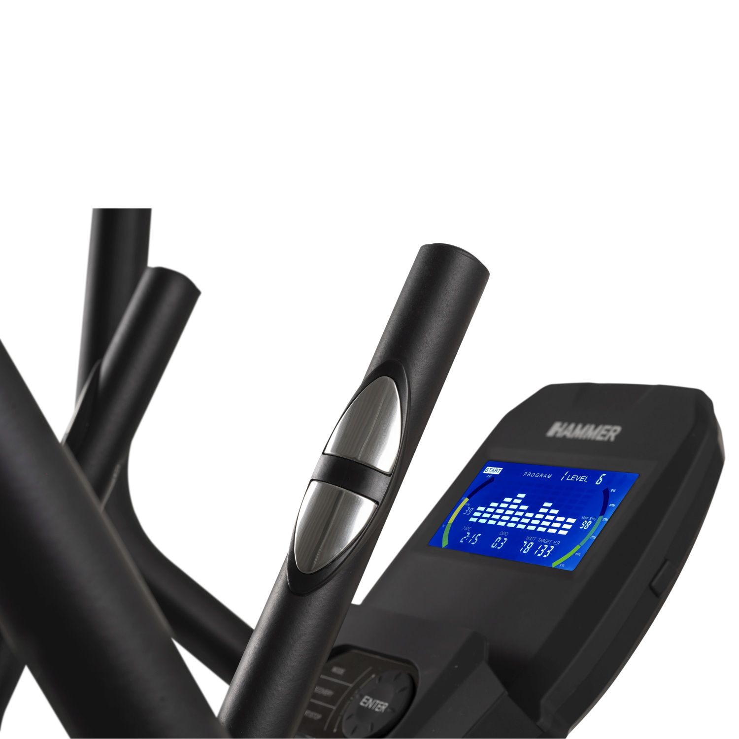 Bicicleta elíptica Crosspace 5.0 Norsk Hammer com envio, montagem e ativação incluído Preto-5