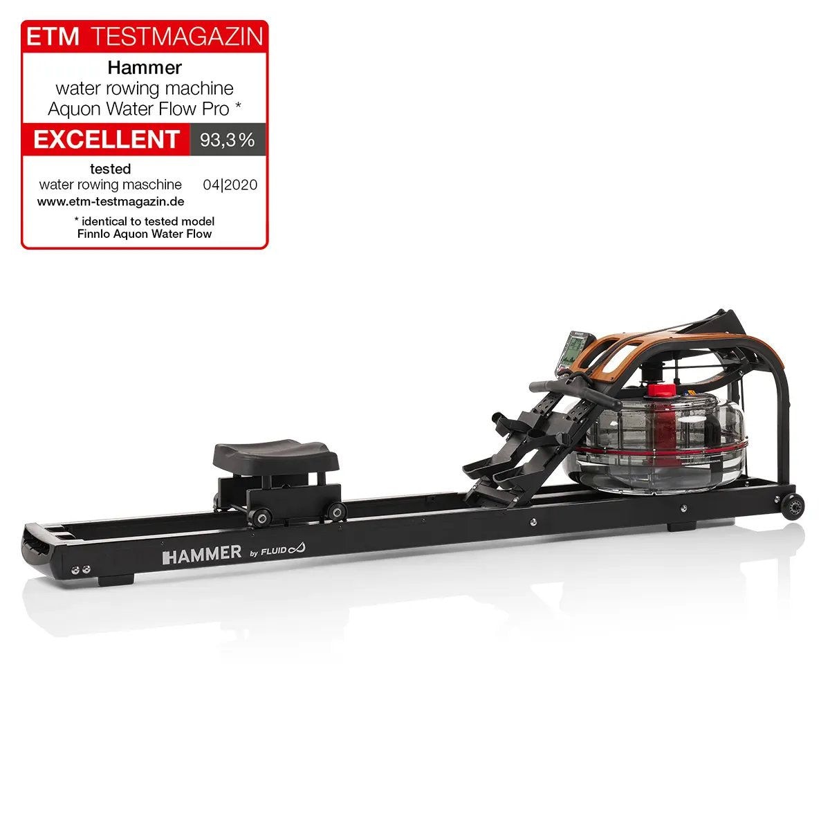 Remo Aquon Water Flow Pro Hammer com envio, montagem e ativação incluído Preto-5