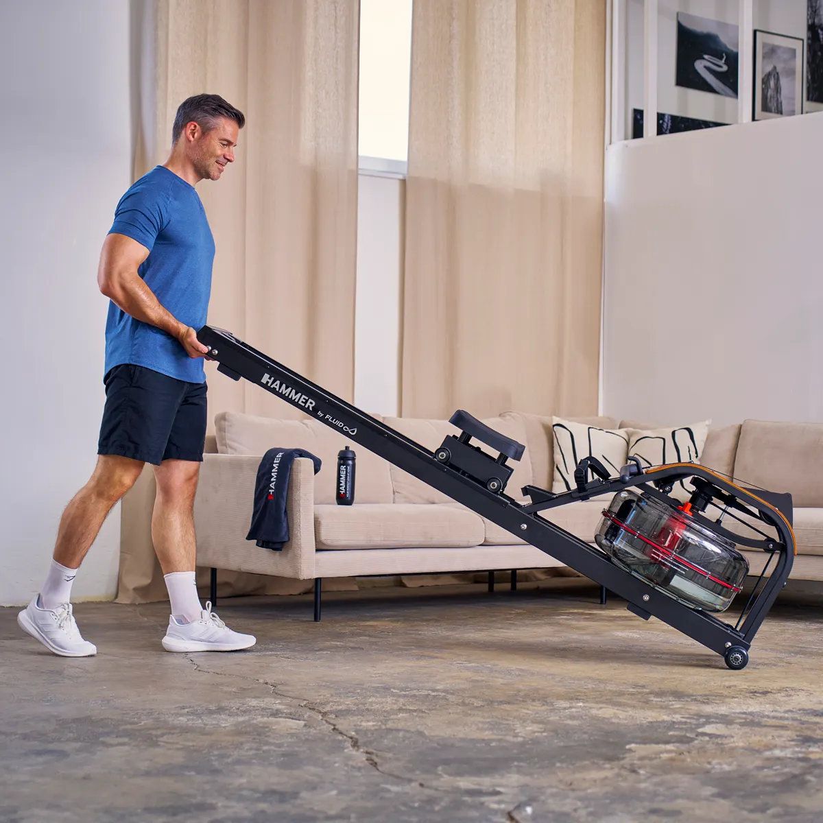 Remo Aquon Water Flow Pro Hammer com envio, montagem e ativação incluído Preto-6