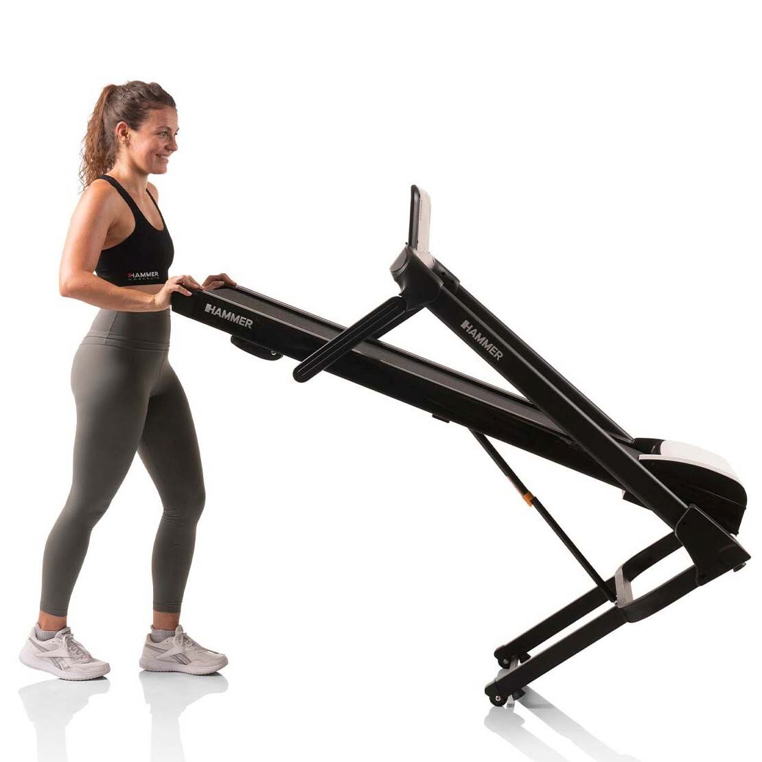Passadeira de correr FLYRUN 2.0 Hammer com envio, montagem e ativação incluído Preto-7