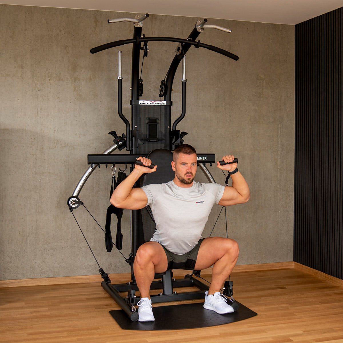 Multiestação Bio Force Extreme Pro Hammer com envio, montagem e ativação incluído Preto-6
