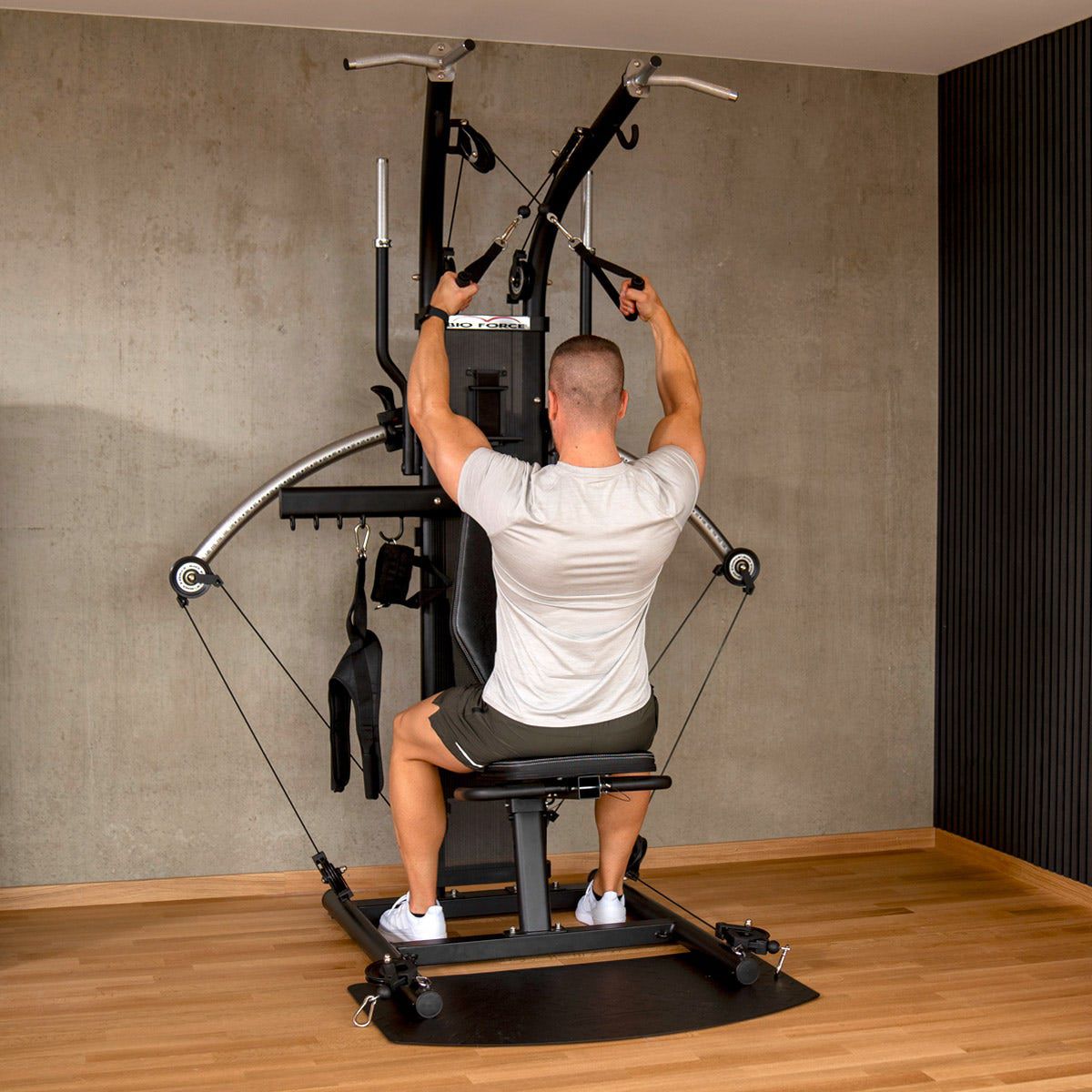 Multiestação Bio Force Extreme Pro Hammer com envio, montagem e ativação incluído Preto-7
