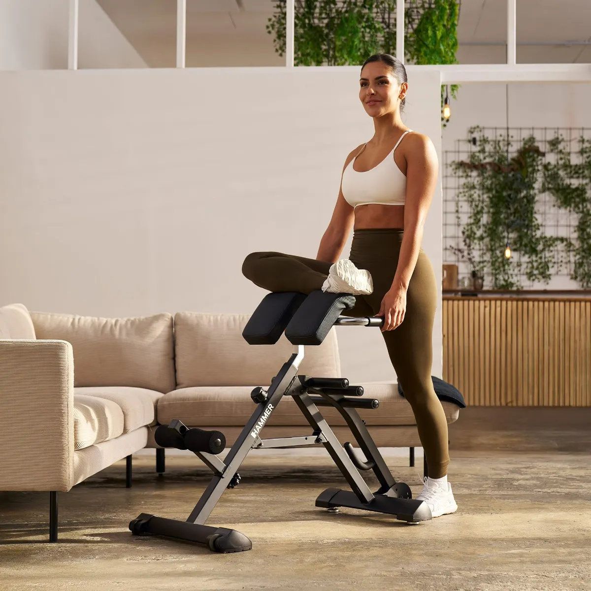 Banco de musculação Tricon Flex Hammer com envio incluído, montagem não incluída Preto-5
