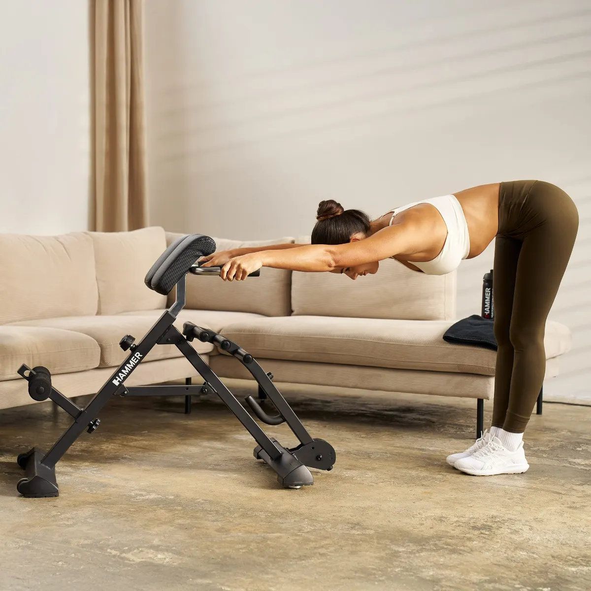 Banco de musculação Tricon Flex Hammer com envio incluído, montagem não incluída Preto-6