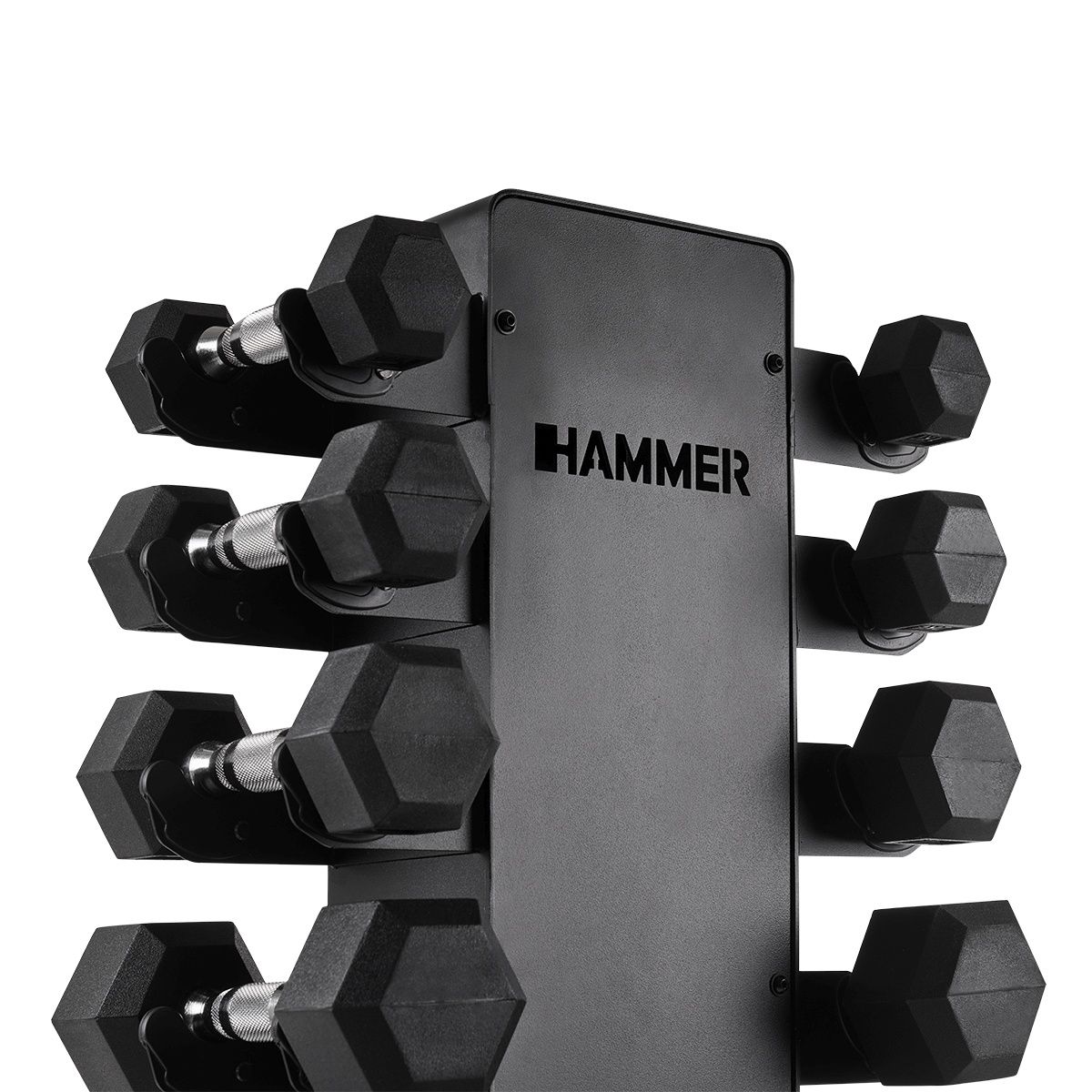 Torre de halteres Hexagon Hammer Metálico-2