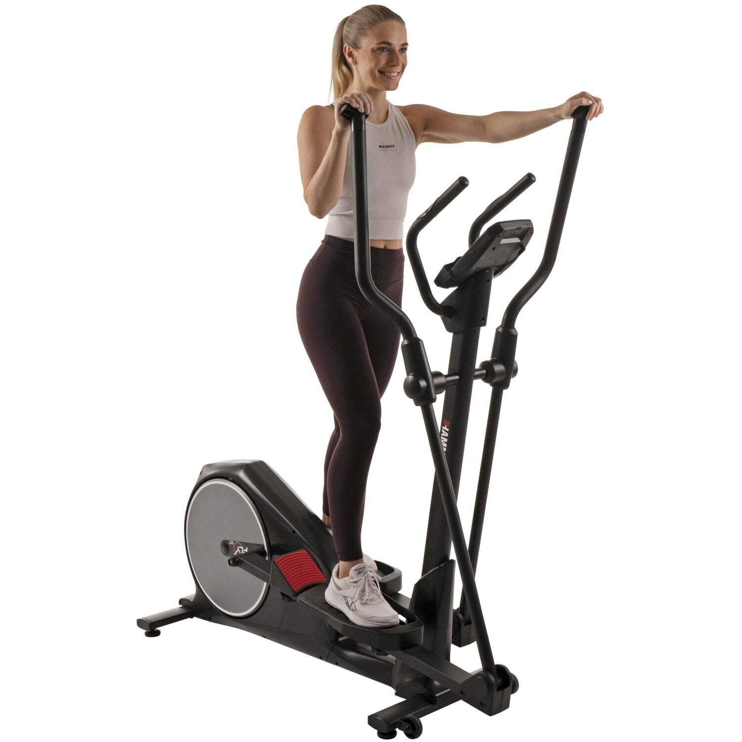 Bicicleta elíptica Crossfly XTR BT Hammer com envio, montagem e ativação incluído Preto-5