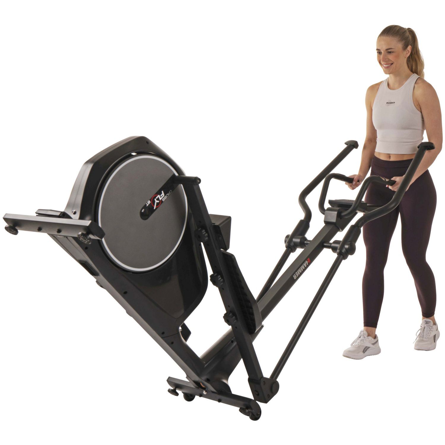 Bicicleta elíptica Crossfly XTR BT Hammer com envio, montagem e ativação incluído Preto-6