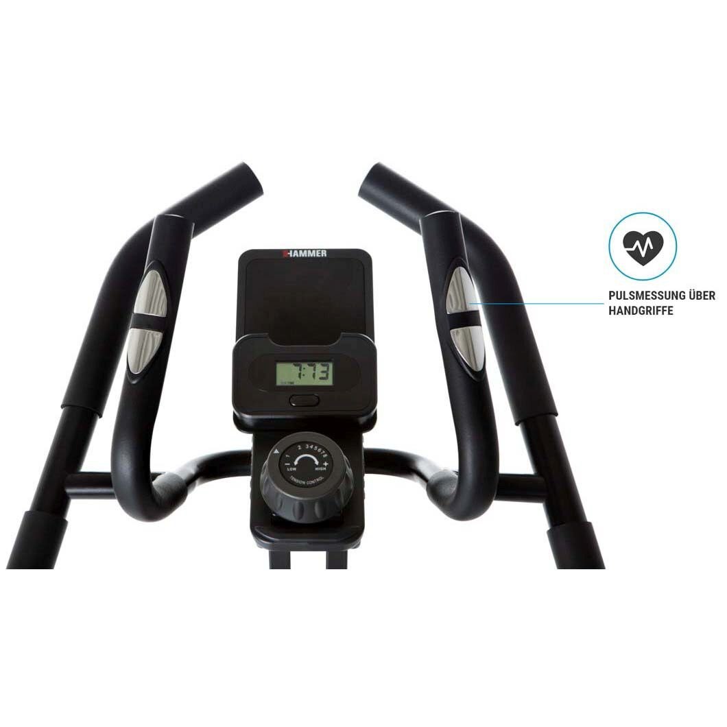 Bicicleta elíptica Cross Stepper Hammer com envio, montagem e ativação incluído Preto-4