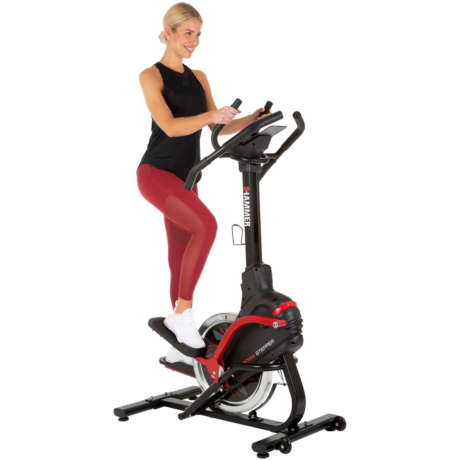 Bicicleta elíptica Cross Stepper Hammer com envio, montagem e ativação incluído Preto-6