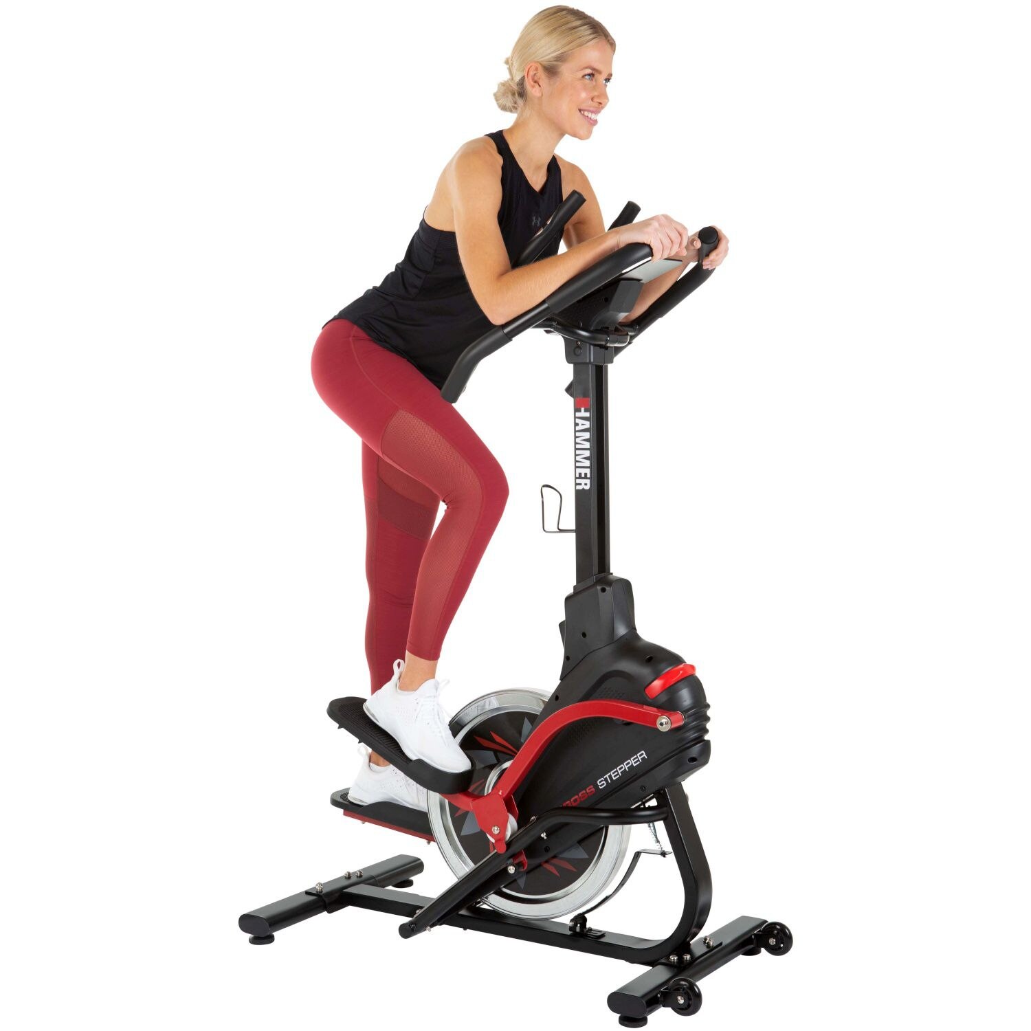 Bicicleta elíptica Cross Stepper Hammer com envio, montagem e ativação incluído Preto-7