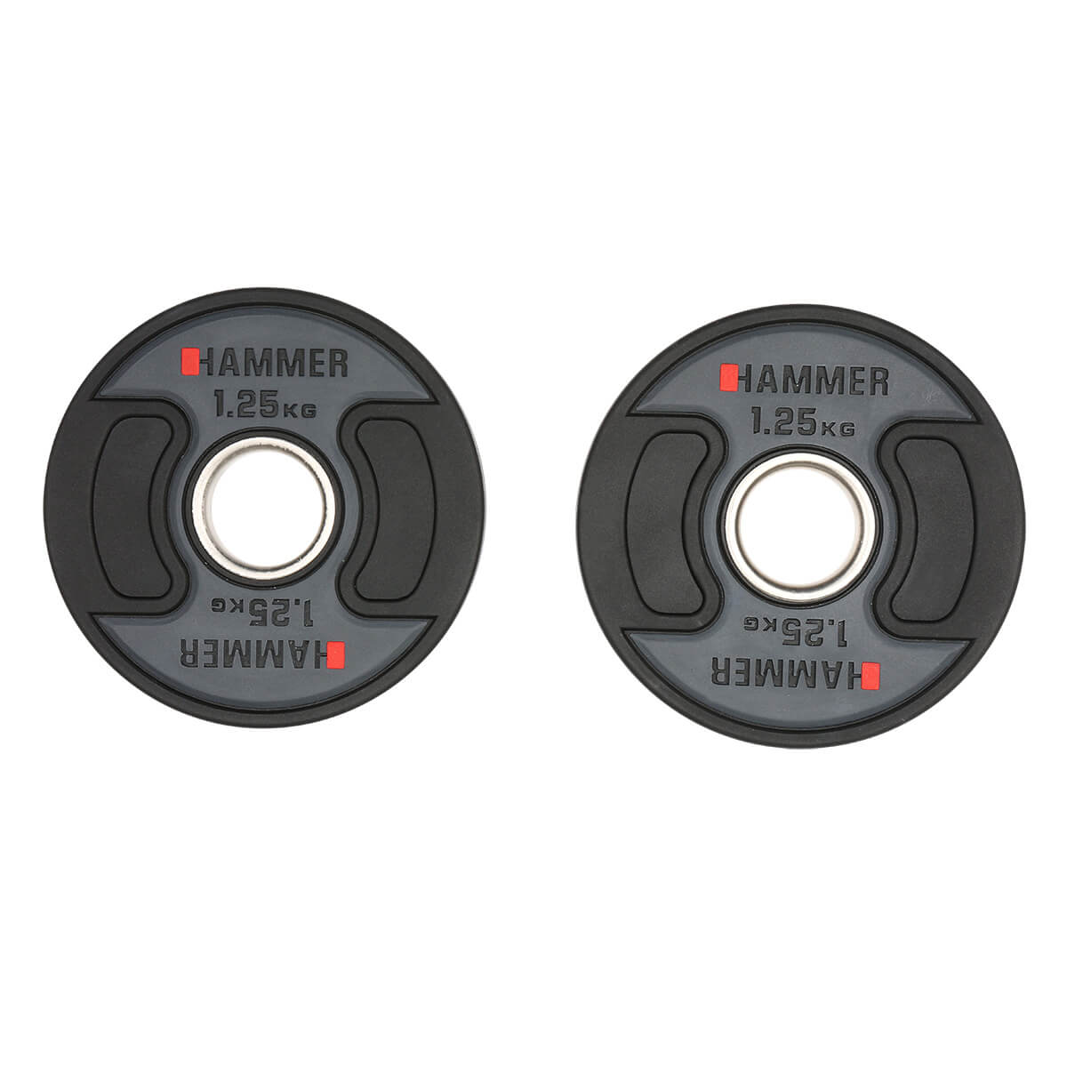 Pack de 2 discos olímpicos Hammer Preto-1