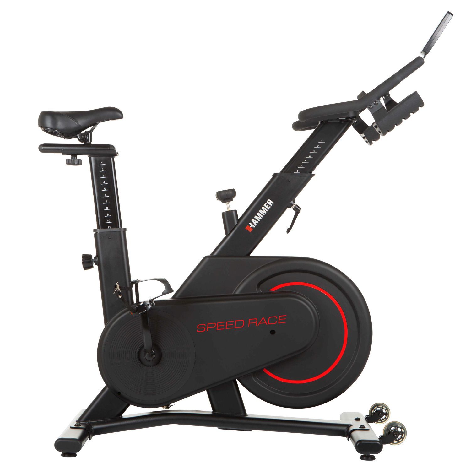 Bicicleta Indoor Speed Race Hammer com Envio, Montagem e Inicialização Incluídos Metálico-1
