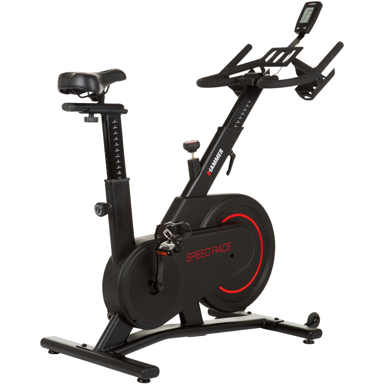 Bicicleta Ciclo Indoor Speed Race Hammer com envio, montagem e ativação incluído Preto-3