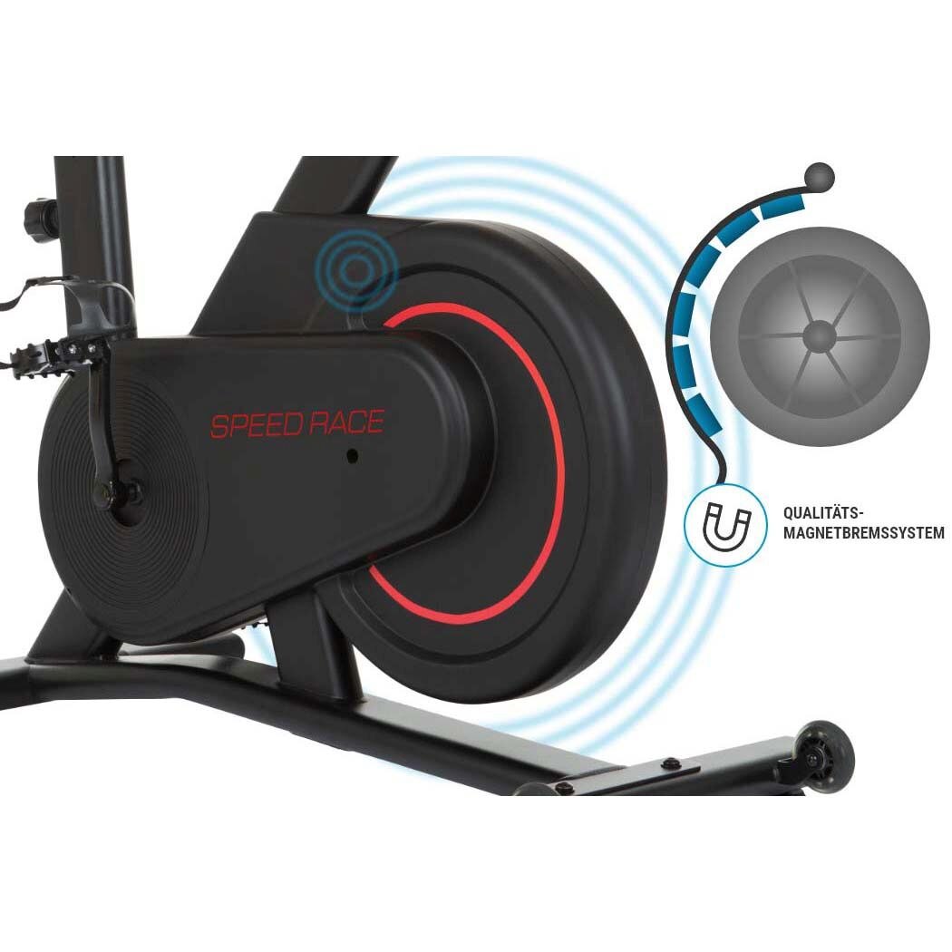 Bicicleta Ciclo Indoor Speed Race Hammer com envio, montagem e ativação incluído Preto-5