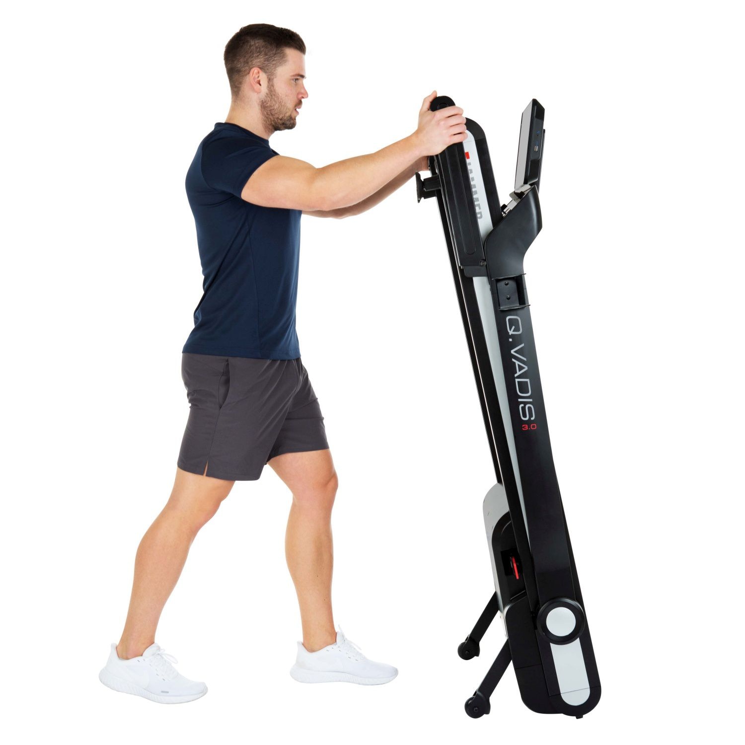 Passadeira de correr Q. VADIS 3.0 Hammer com envio, montagem e ativação incluído Preto-5