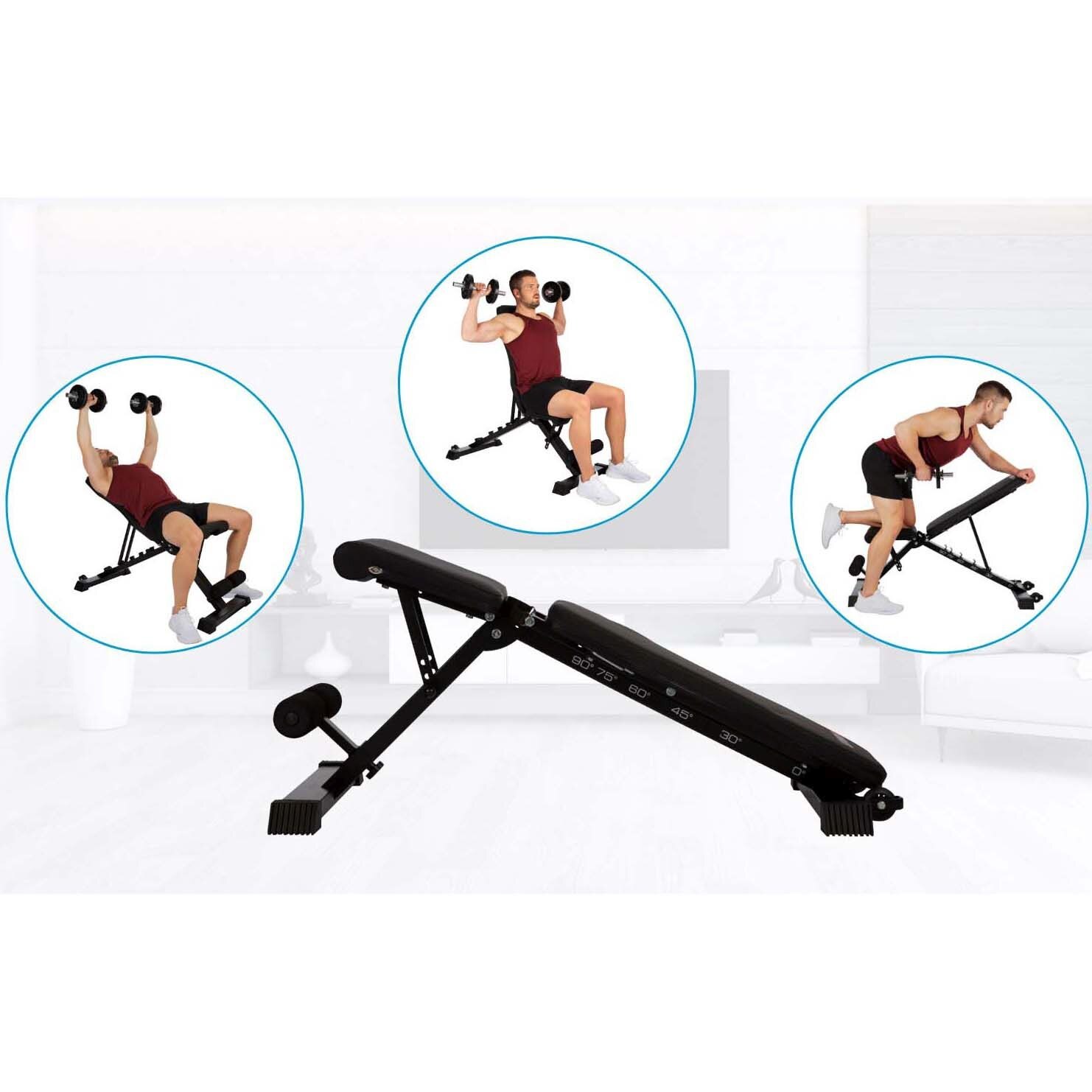 Banco de musculação Multifunción Force 2.0 Hammer Preto-6