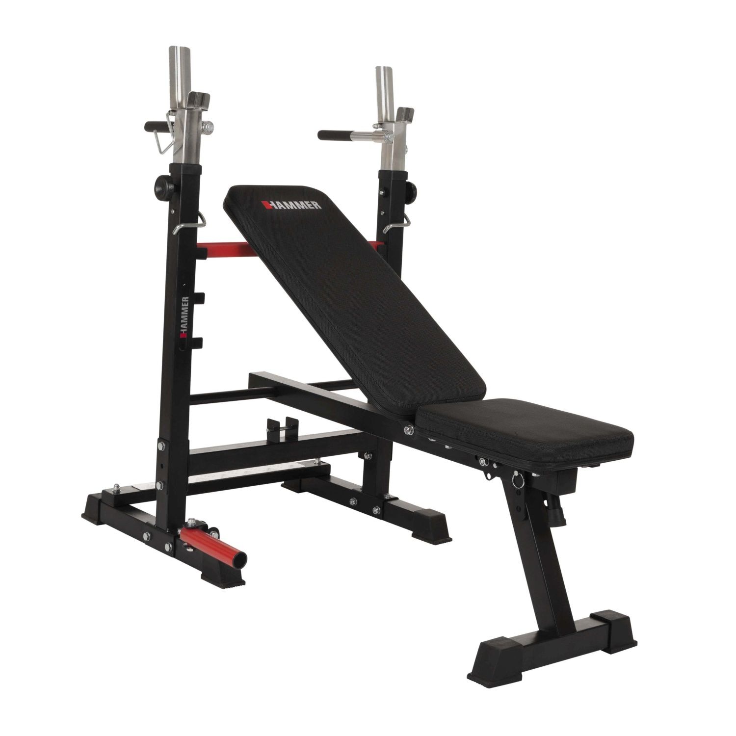 Banco e suporte para barra larga Force 4.0 Hammer Preto-1