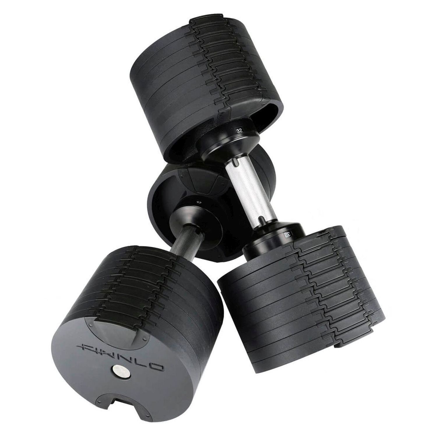 Conjunto de 2 halteres com suporte Smartlock Hammer Preto-1