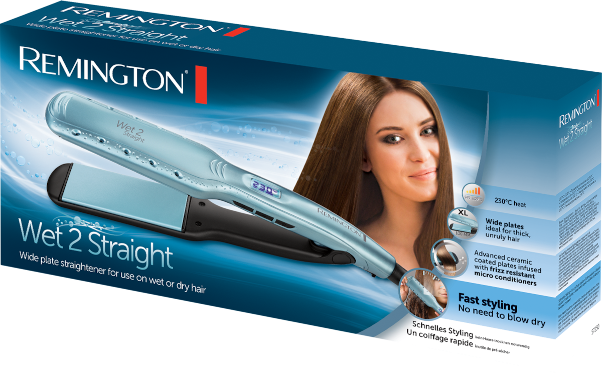 Pelo Remington Plancha Remington Wet Straight Ancha Plancha
