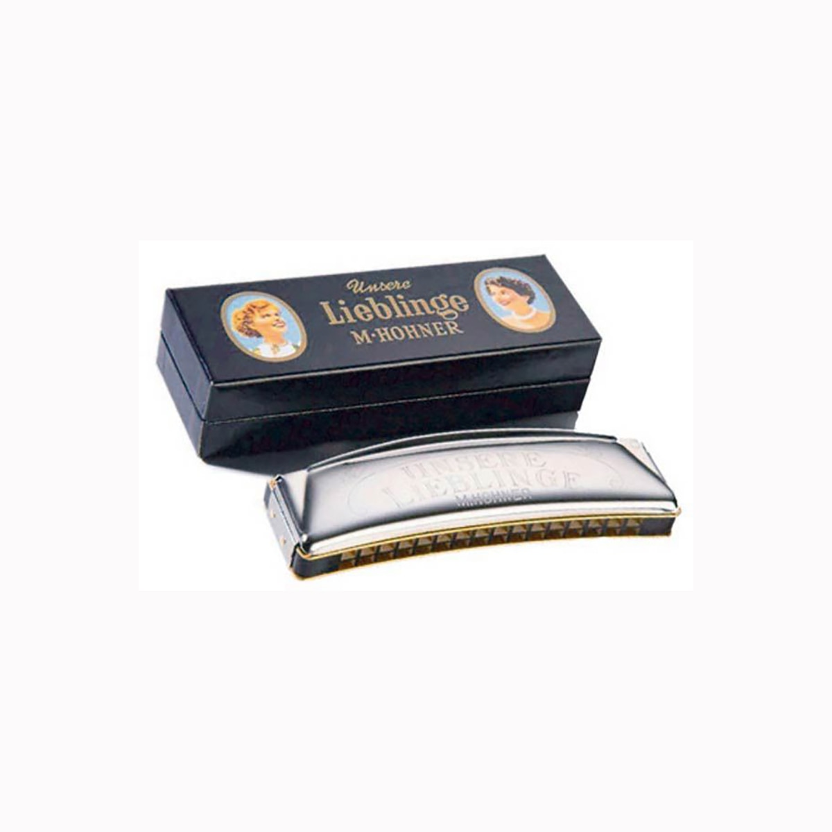 Harmónica de oitava Hohner UNSERE LIEBLINGE 32 G Metálico-1