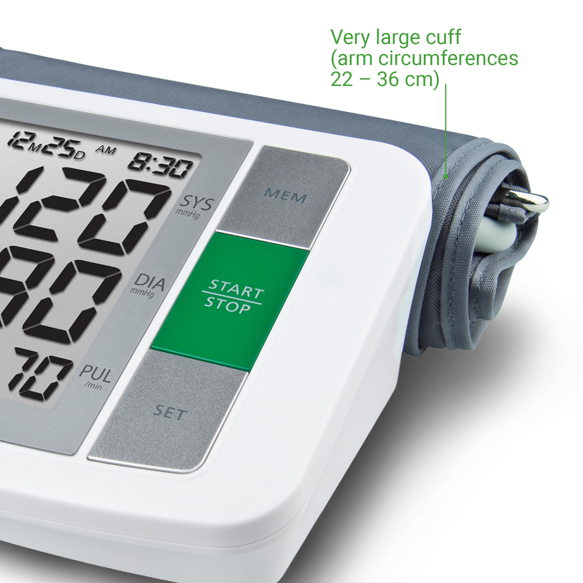 Monitor de Pressão Arterial de Braço Medisana Bu 512 Ecrã Grande e Deteção de Arritmia Branco-5