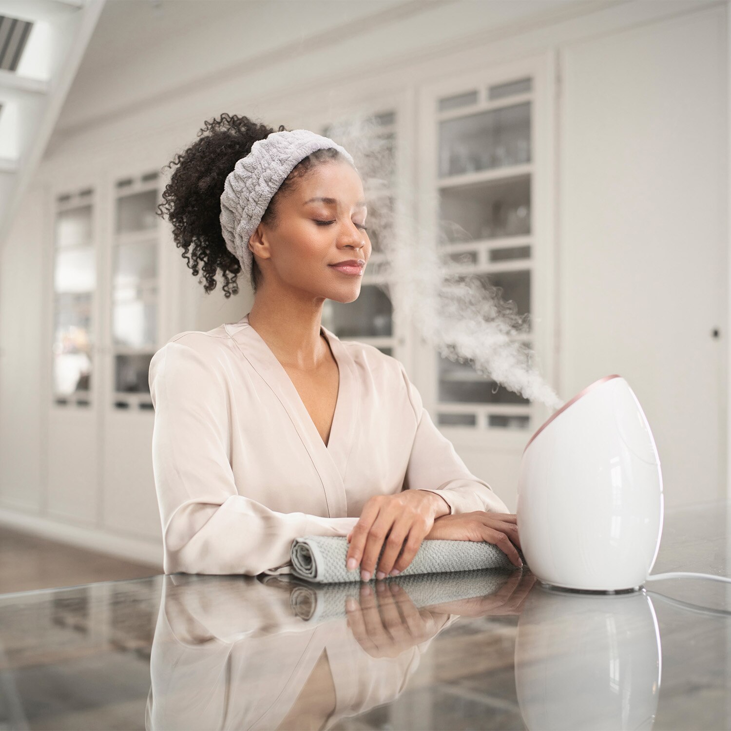 Sauna Facial Nanoiónica Medisana DS 600 com Tecnologia UV Branco-3