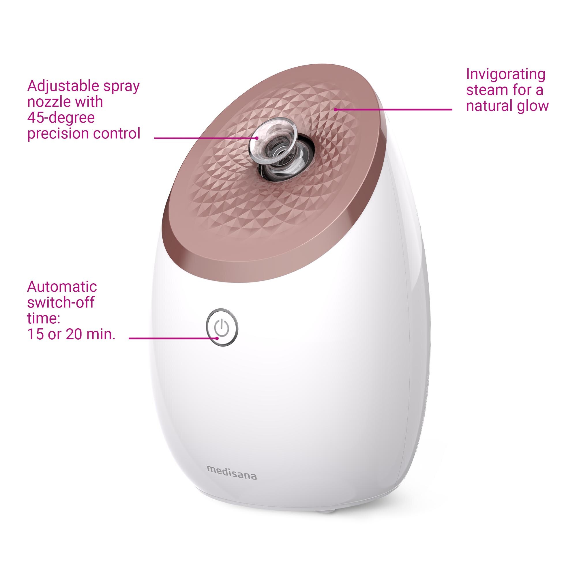 Sauna Facial Nanoiónica Medisana DS 600 com Tecnologia UV Branco-5