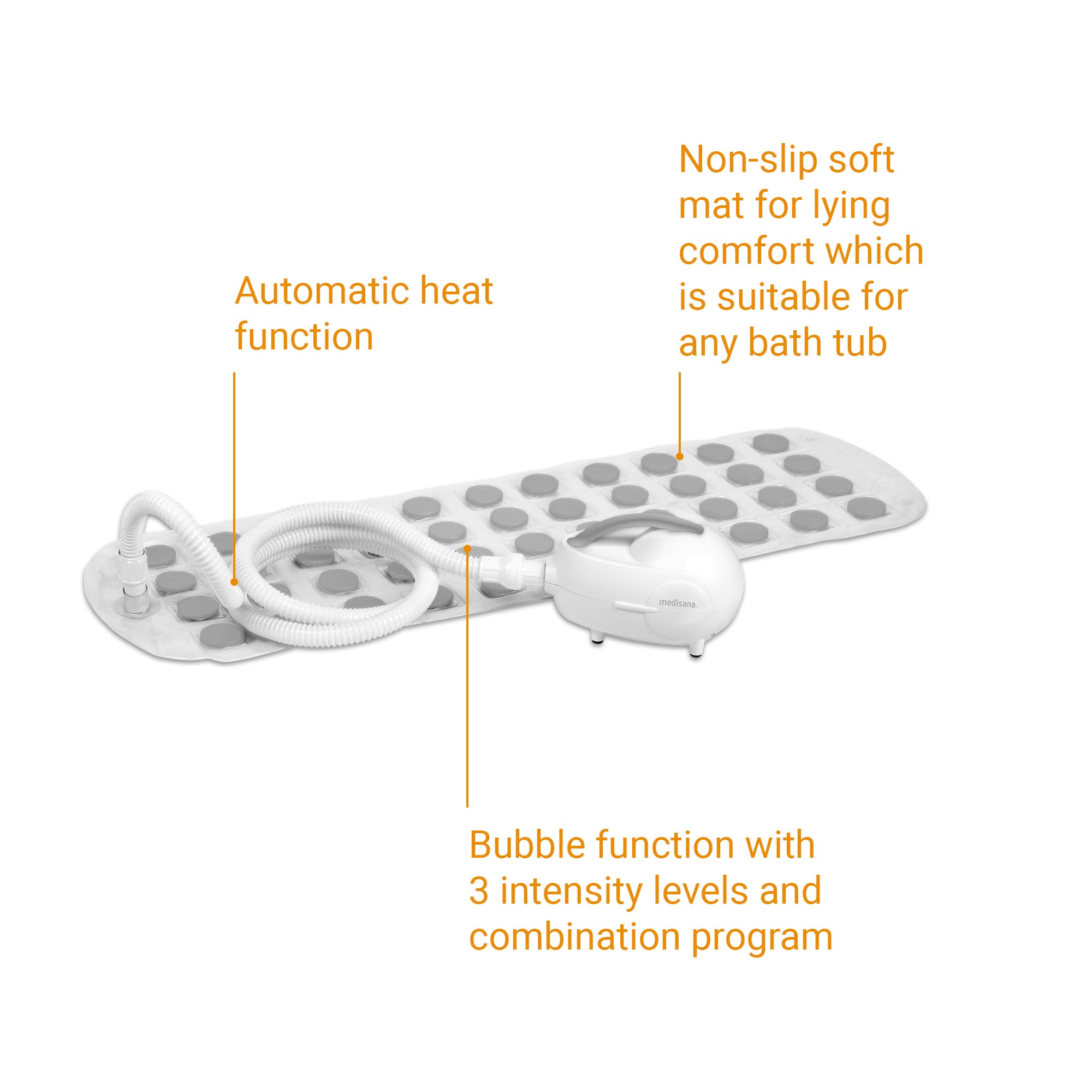 Tapete de jacuzzi Medisana MBH Branco-4
