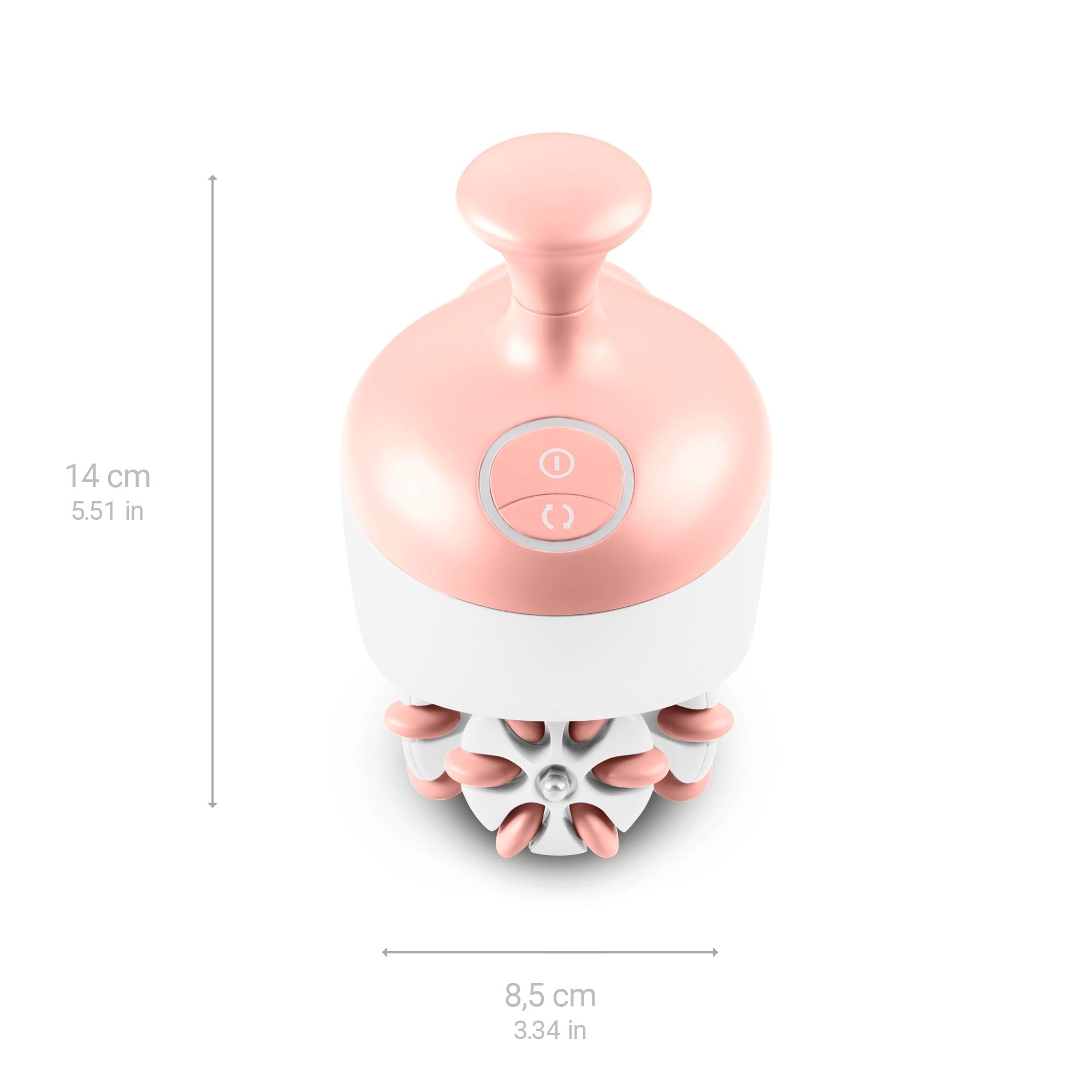 Massageador anticelulite Medisana AC 950 com 3 acessórios e 2 intensidades de massagem Rosa-2