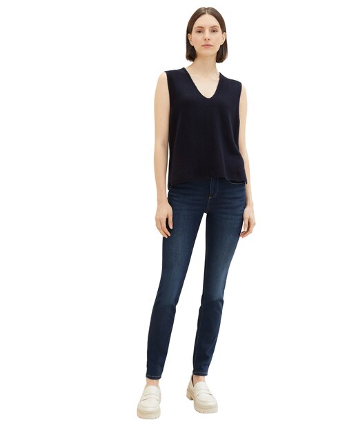Imagem 0 de Jeans Alexa Skinny Efeito Desgastado