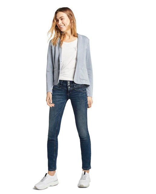 Imagem 0 de Jeans Skinny Alexa Slim Fit Efeito Desgastado