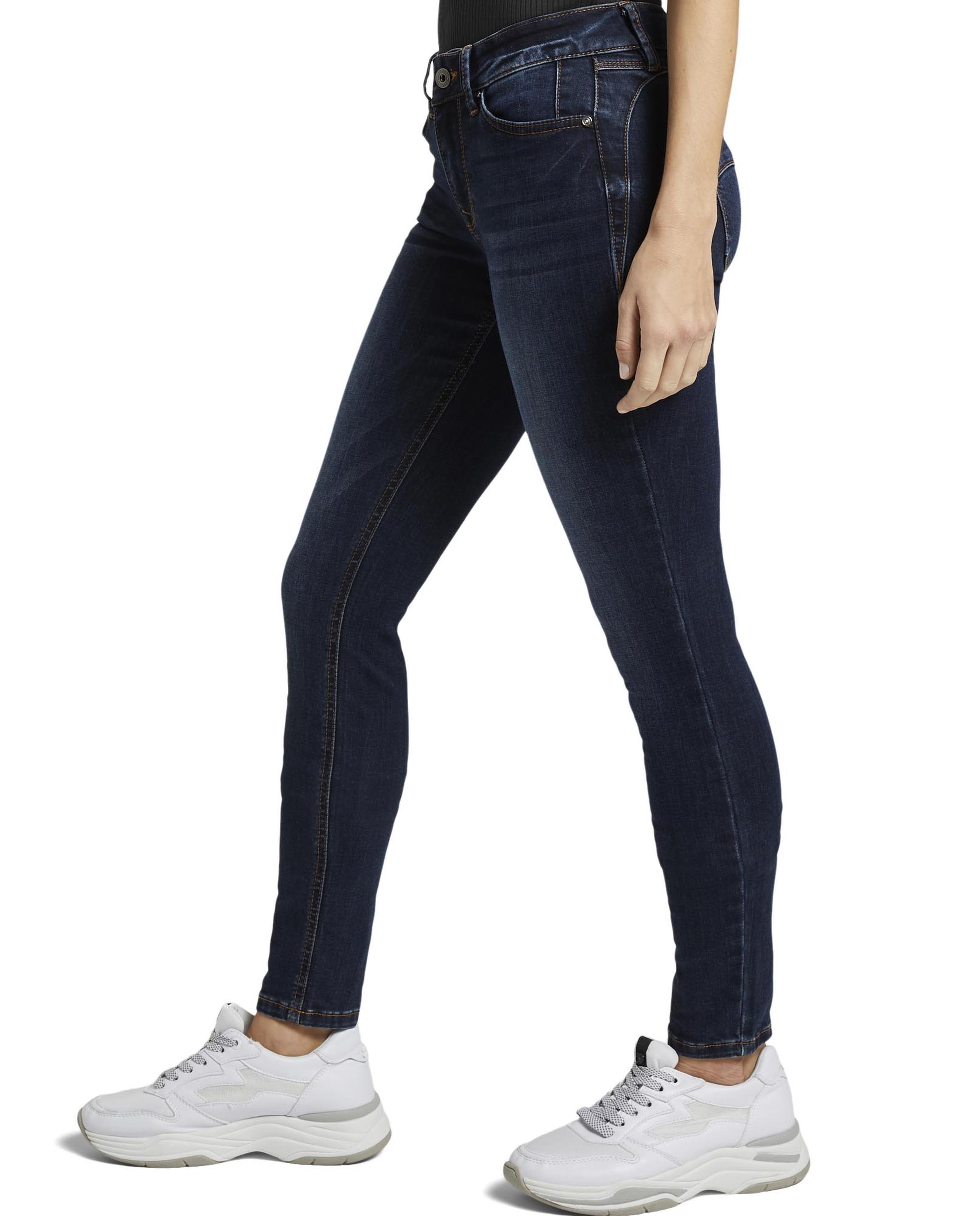Jeans Jona Extra Skinny Efeito Desgastado Azul-3