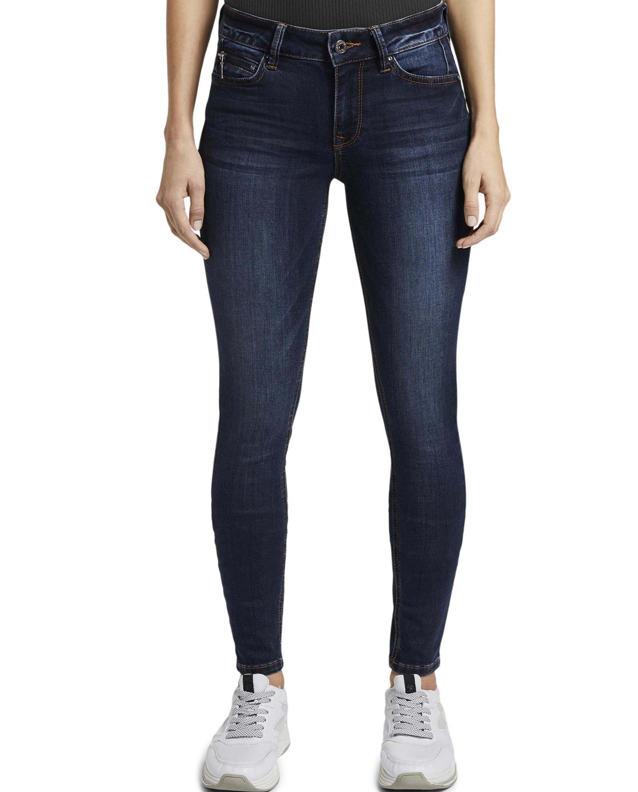 Jeans Jona Extra Skinny Efeito Desgastado Azul-4