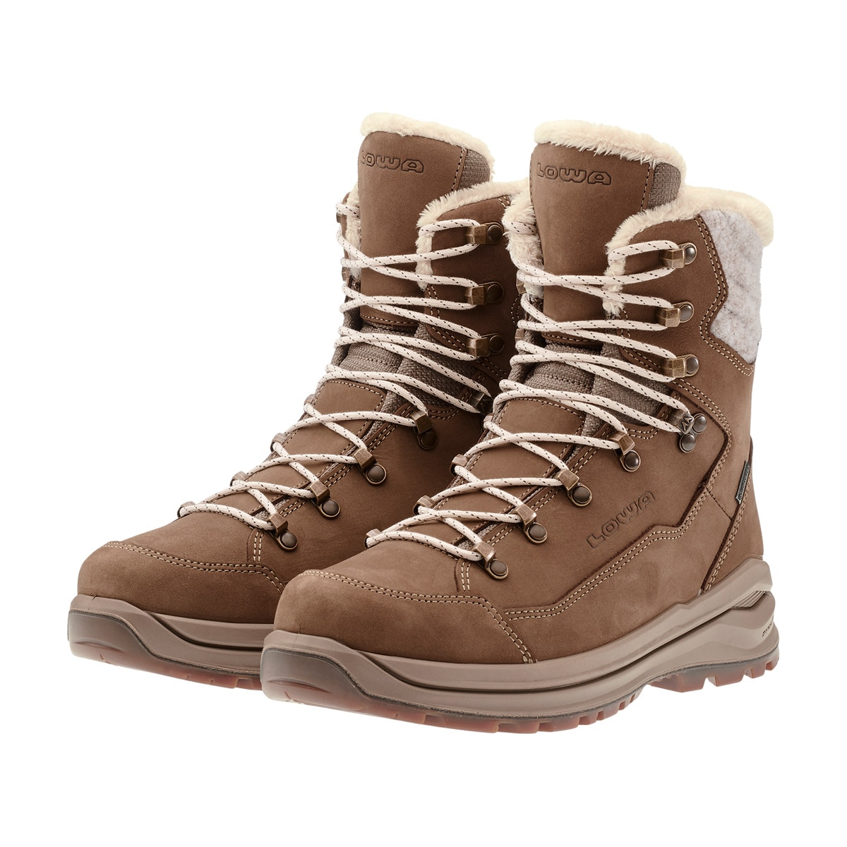 Botas de Montanha Renegade Evo Ice 2 Gtx Ws Lowa Castanho-2