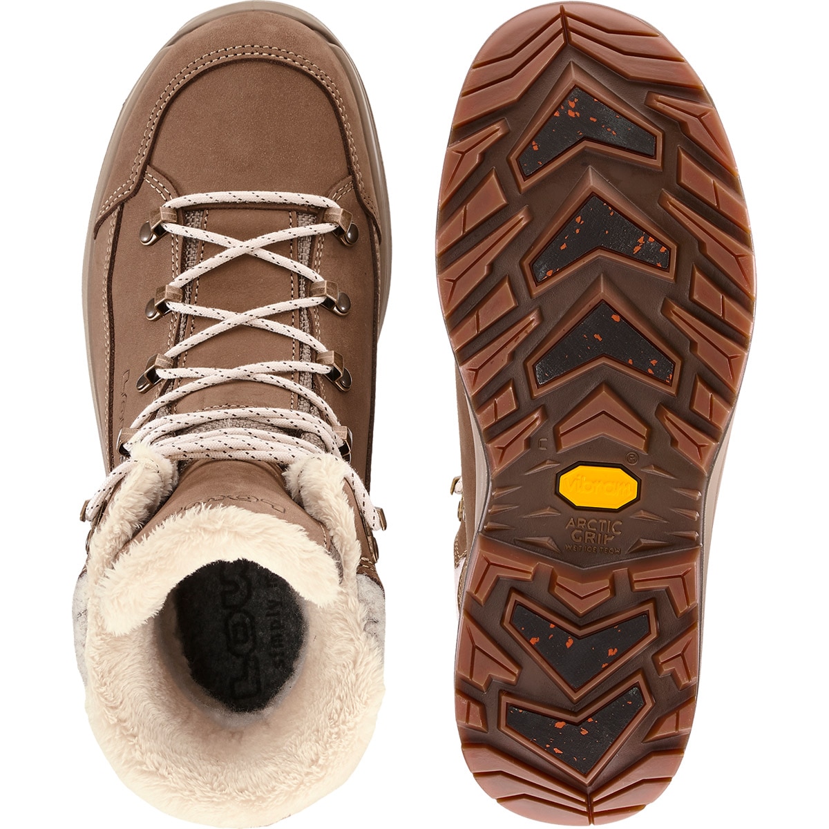 Botas de Montanha Renegade Evo Ice 2 Gtx Ws Lowa Castanho-5