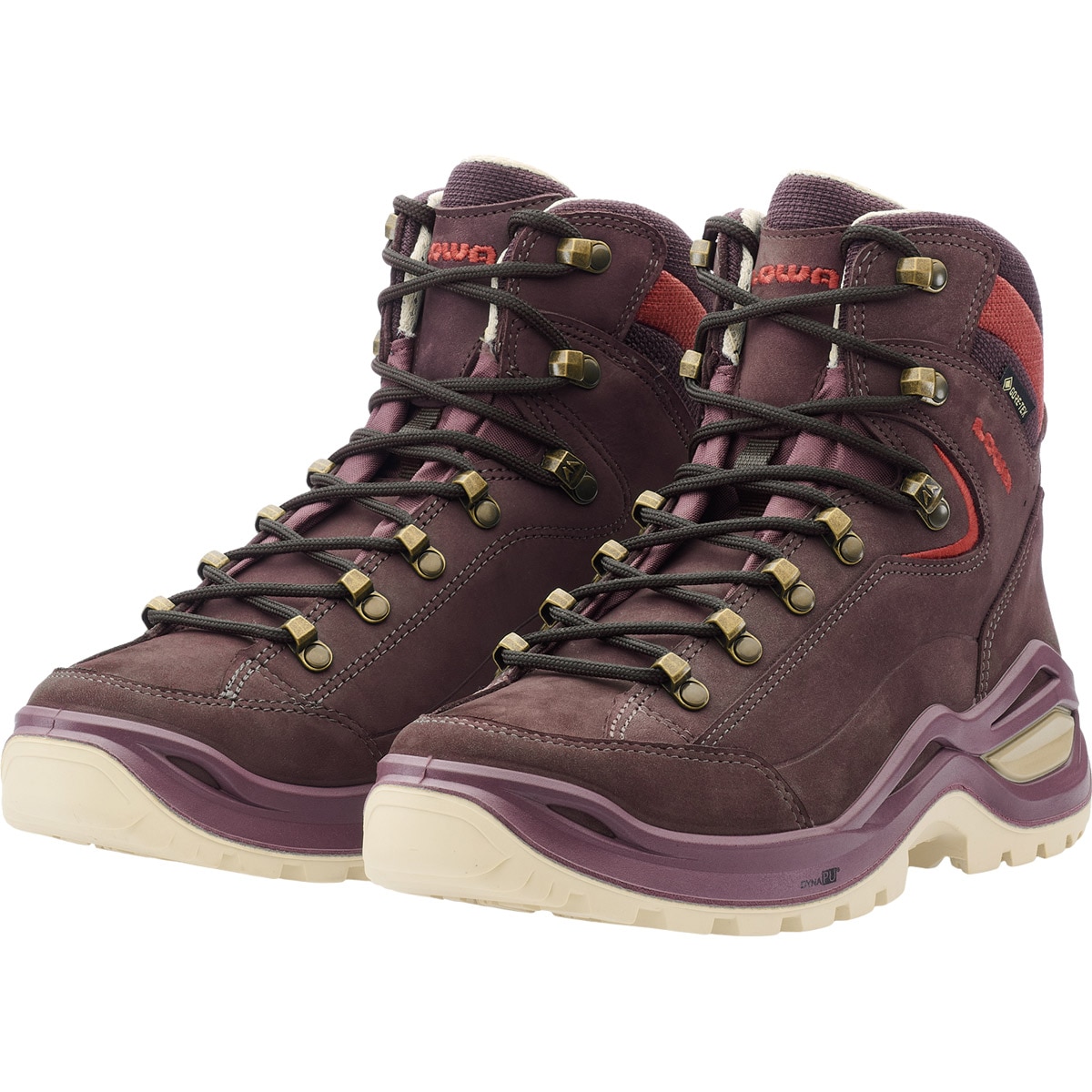 Botas de Montanha Renegade Evo Gtx Mid Ws Lowa Bordeaux-2