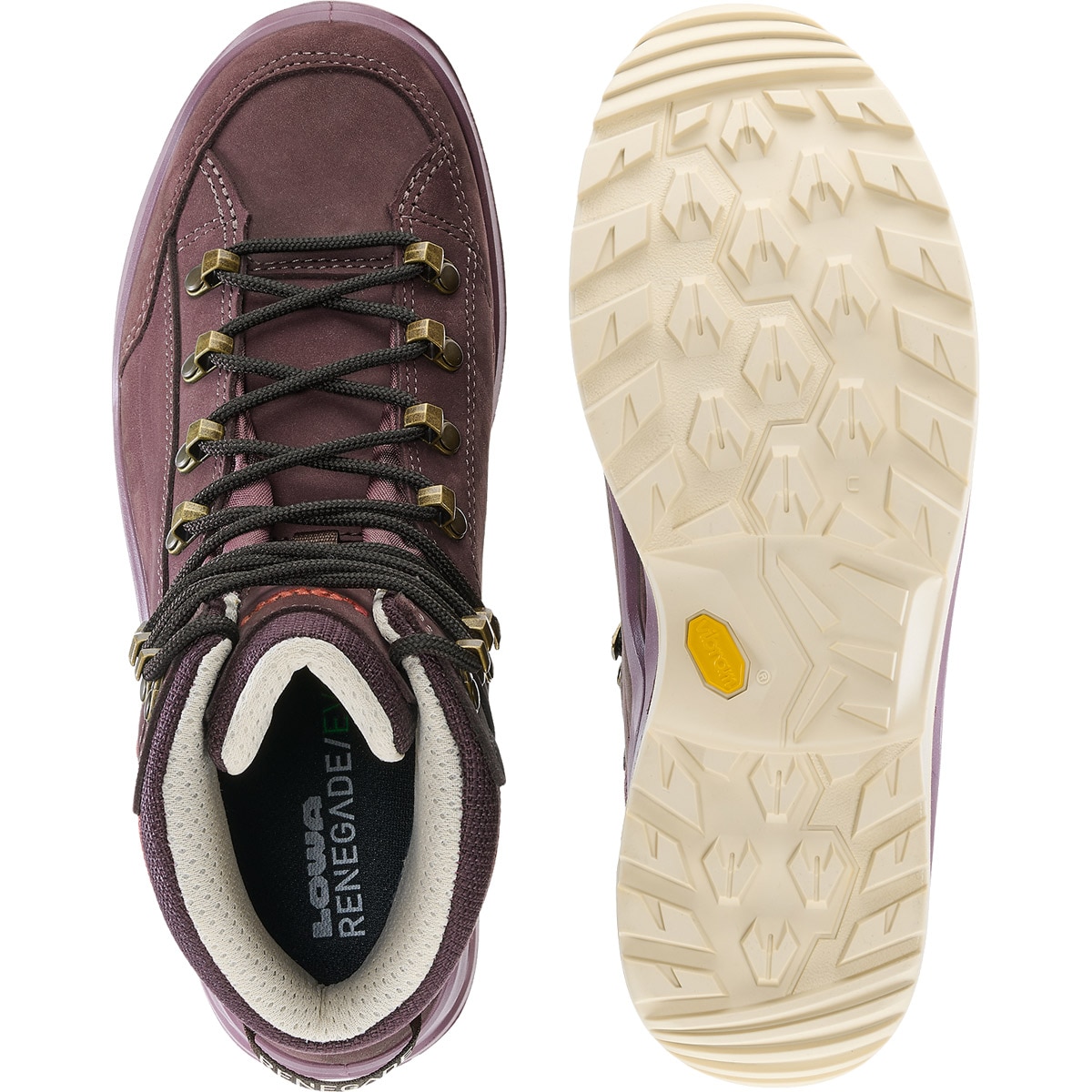 Botas de Montanha Renegade Evo Gtx Mid Ws Lowa Bordeaux-5