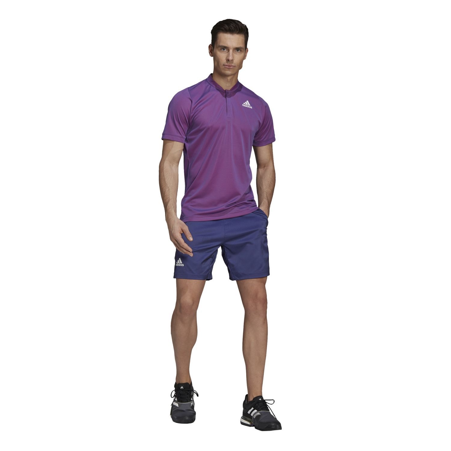 Calças Curtas de Ténis e Pádel Ergo 7pb Adidas Roxo-5
