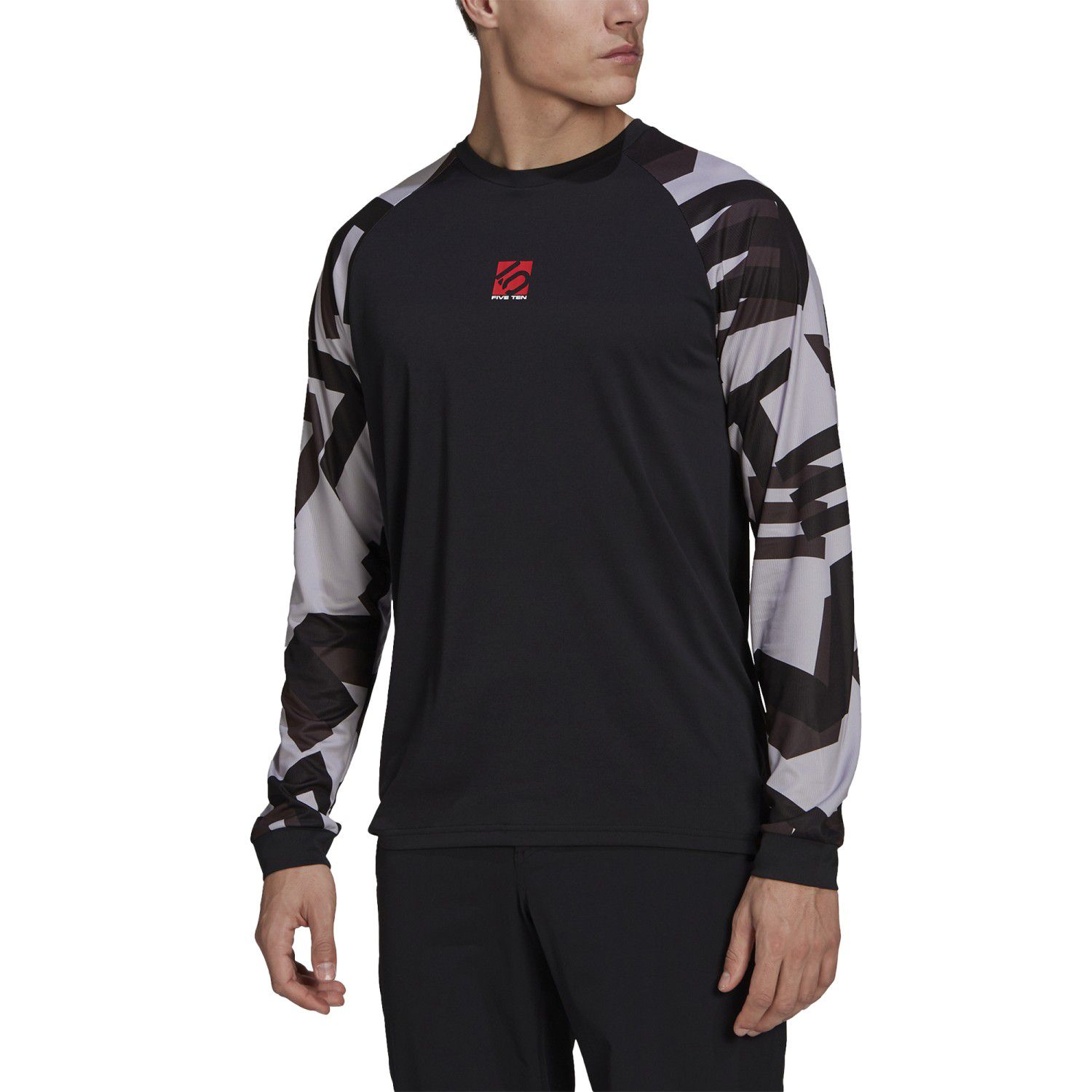 T-shirt de Ciclismo 5.10 Trailx Ls Adidas Preto-4