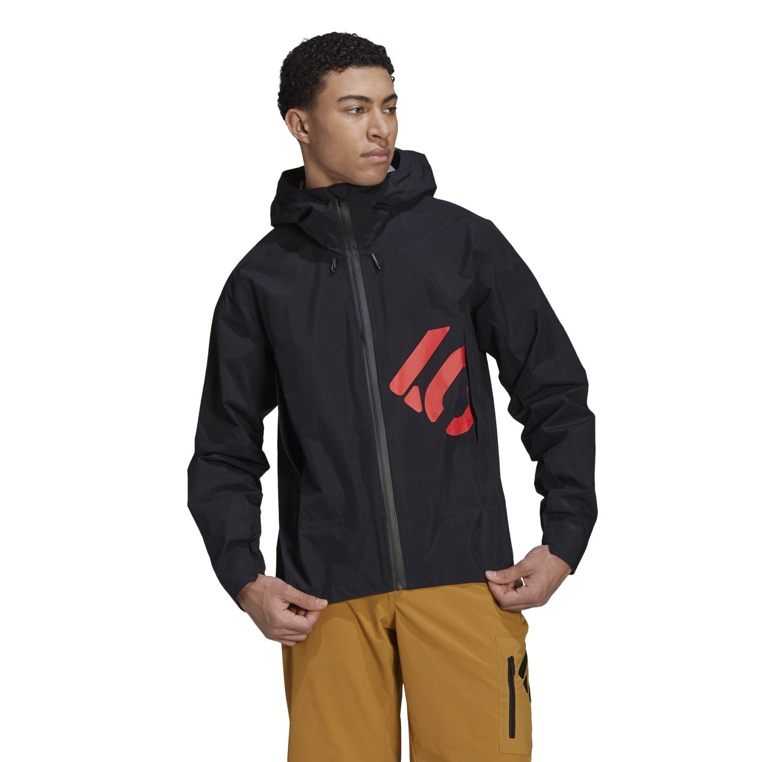 Casaco Impermeável de Ciclismo 5.10 Rain Adidas Preto-3