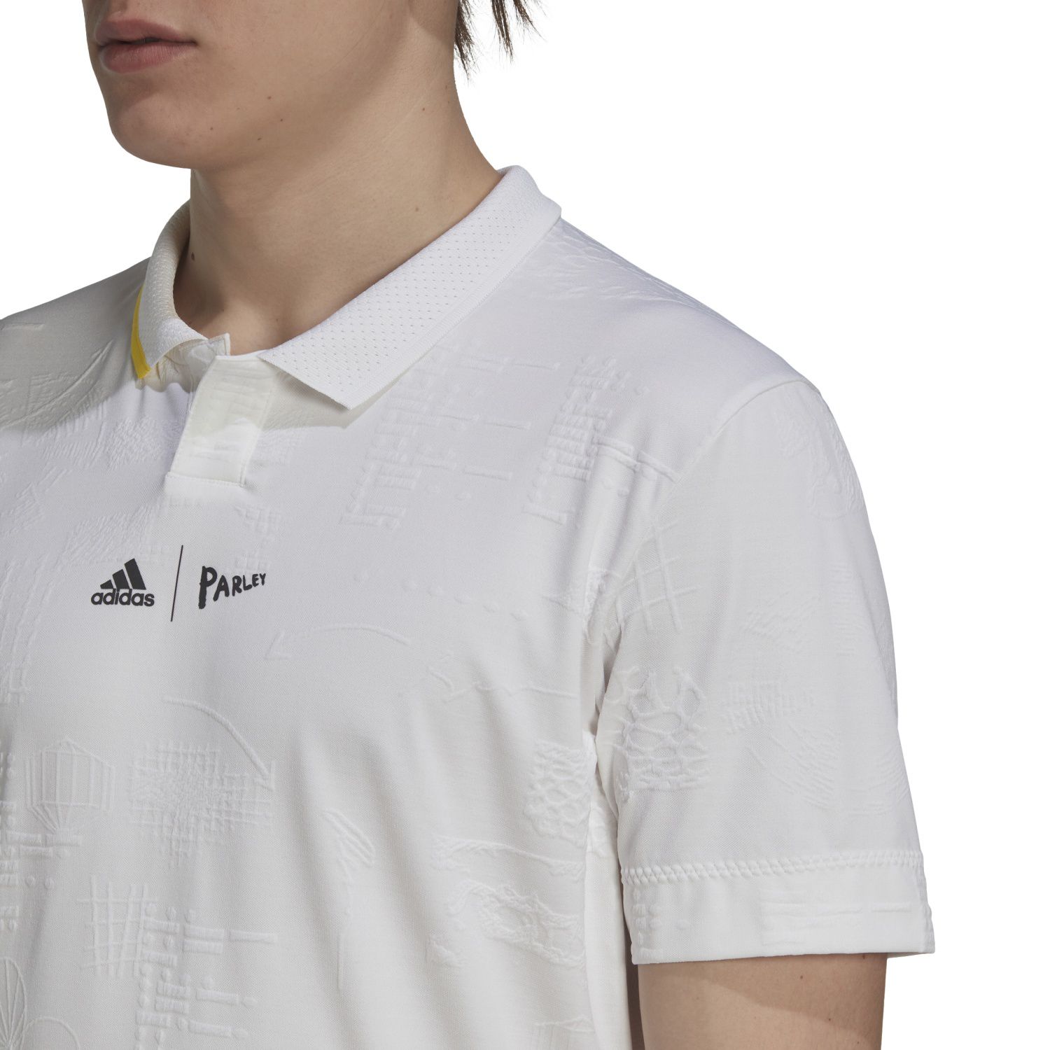 Polo de Ténis London 2 Adidas Branco-4