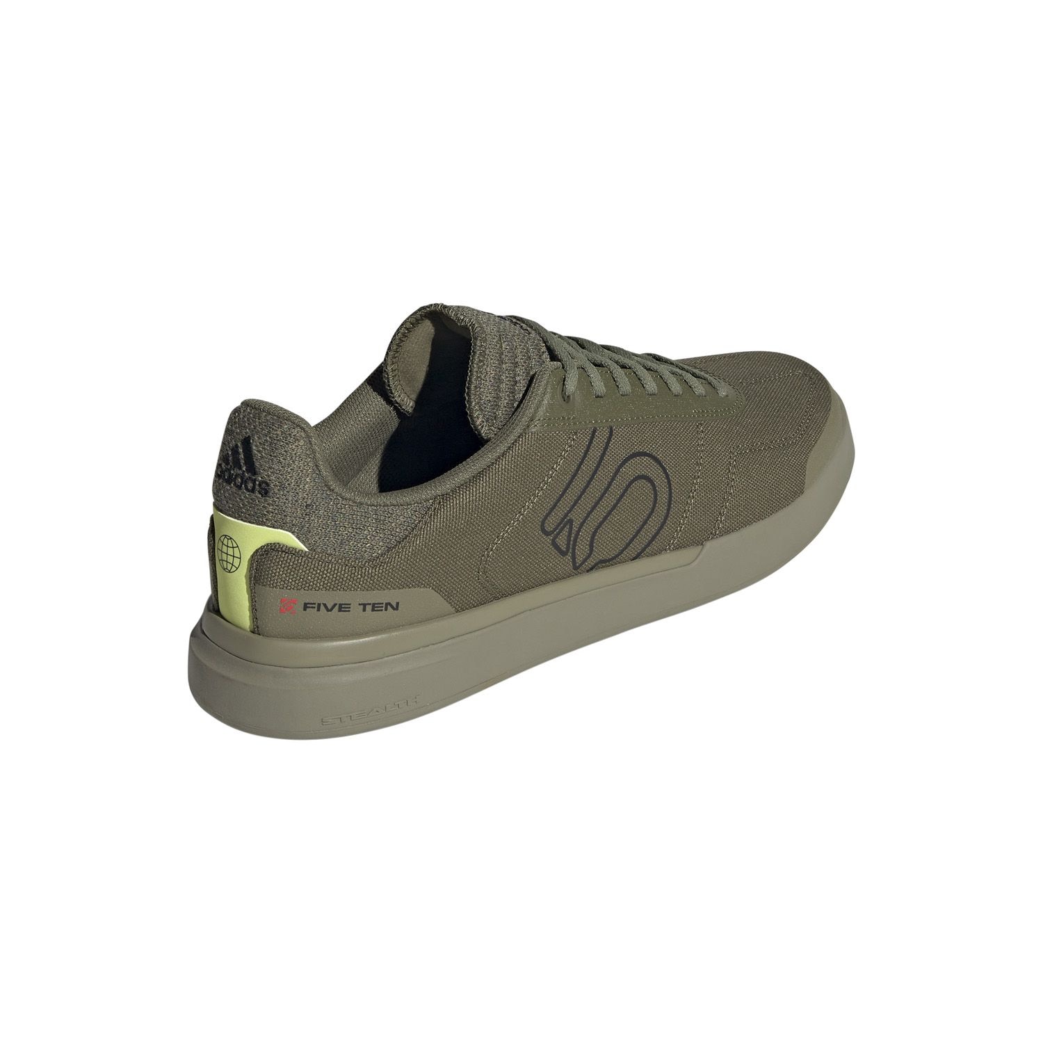 Sapatilhas de Ciclismo 5.10 Sleuth Dlx Canvas Plataforma Adidas Verde-5