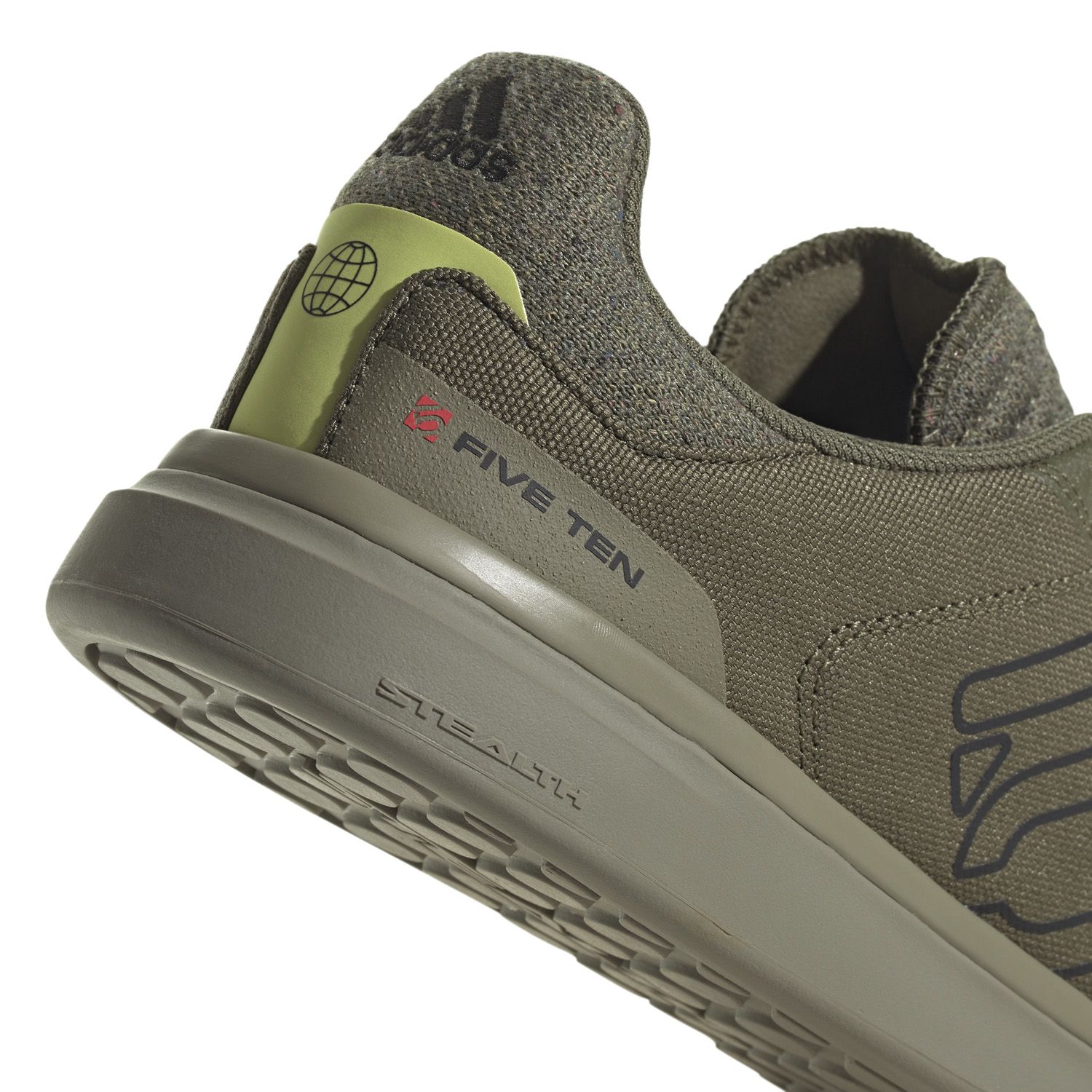 Sapatilhas de Ciclismo 5.10 Sleuth Dlx Canvas Plataforma Adidas Verde-6