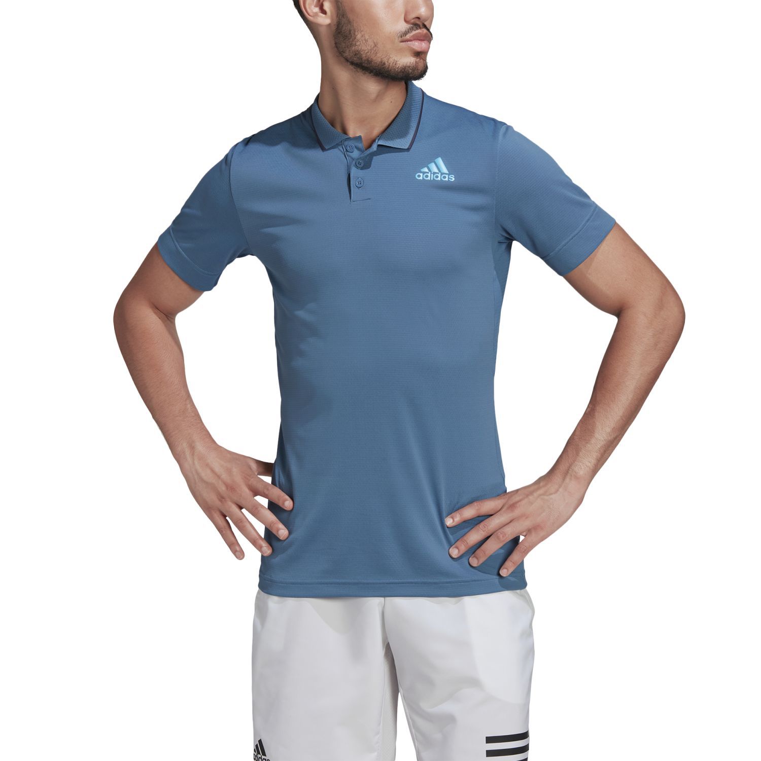 Polo de Ténis Freelift Adidas Azul-1